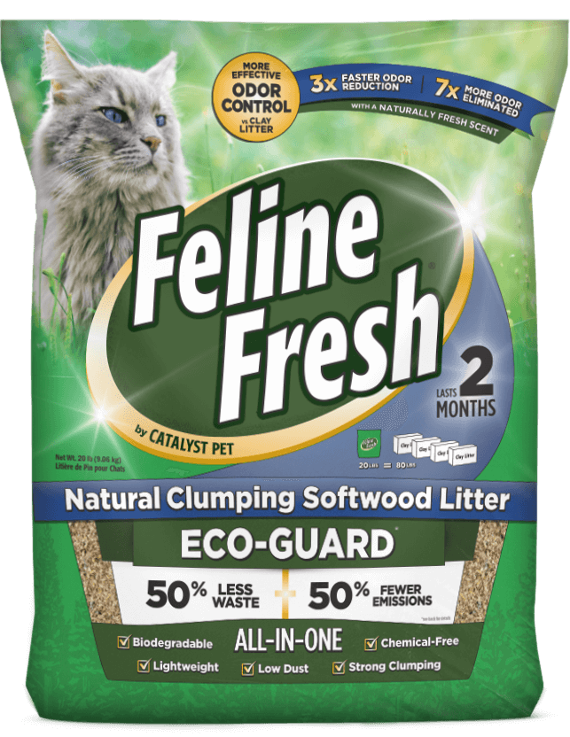 Natural Clumping Softwood Litter